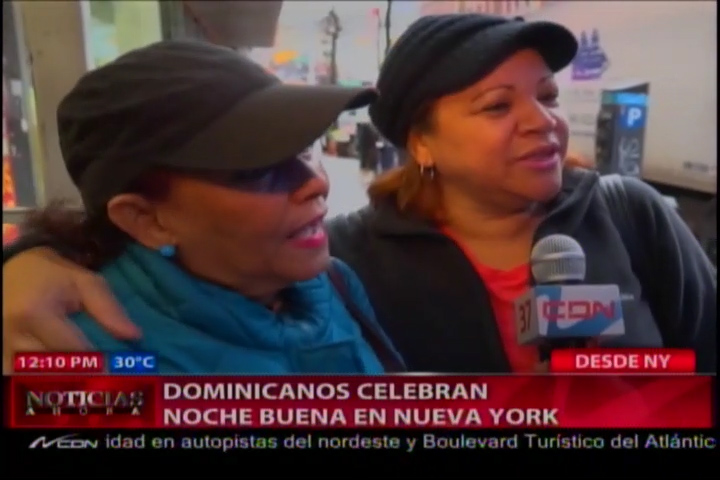 Dominicanos Celebran Noche Buena En New York #Video