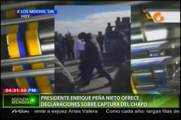 Momento En Que Trasladan Al Chapo Guzmán A Un Avión Luego De Recapturarlo #Video