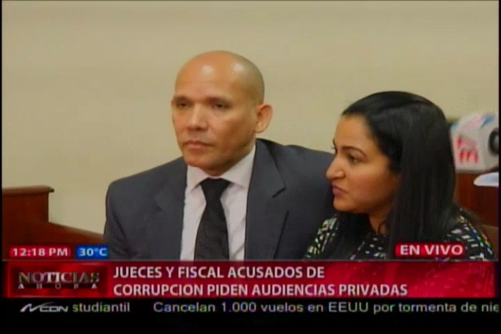 Jueces Y Fiscales Acusados De Corrupción Piden Audiencias Privadas #Video