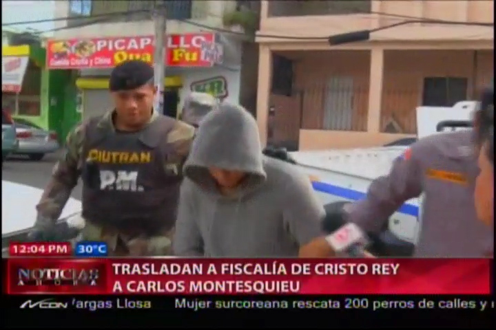 Trasladan A Carlos Montesquieu A La Fiscalía De Cristo Rey #Video