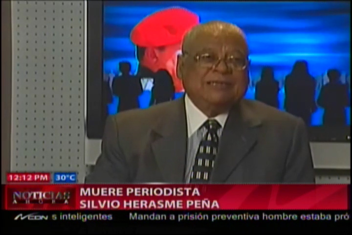 Muere De Un Infarto El Periodista Silvio Herasme Peña #Video