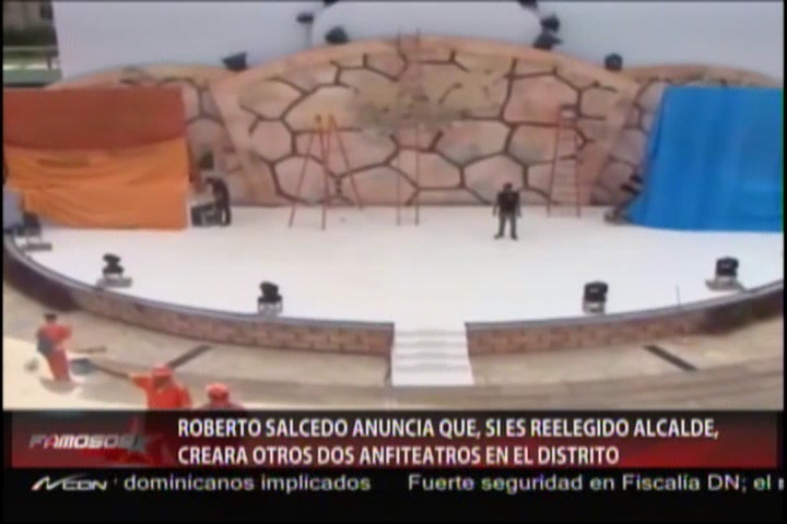 Roberto Salcedo Anuncia Que, Si Es Reelegido Alcalde Creara Otros Dos Anfiteatros #Video
