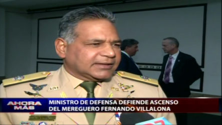Ministro De Defensa Defiende Ascenso Del Merenguero Fernando Villalona