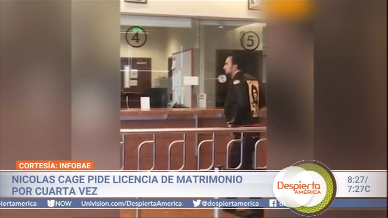 Nicolas Cage Pide Una Licencia De Matrimonio Por Cuarta Vez