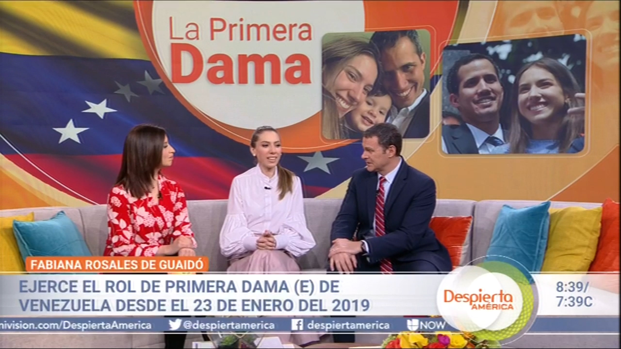 La Primera Dama De Venezuela Fabiana Rosales De Guaidó Habla Sobre Su Encuentro Con El Presidente Trump
