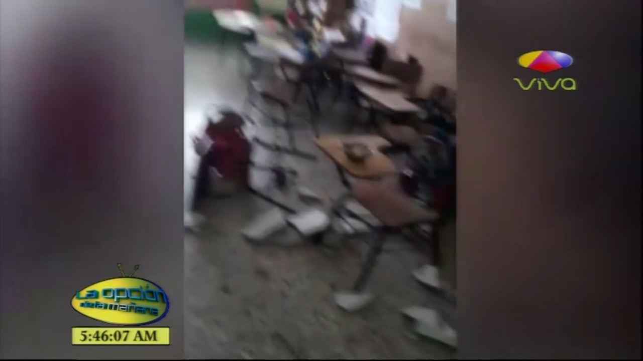 Desplome De Pañete De Escuela Deja Dos Menores Con Lesiones Leves