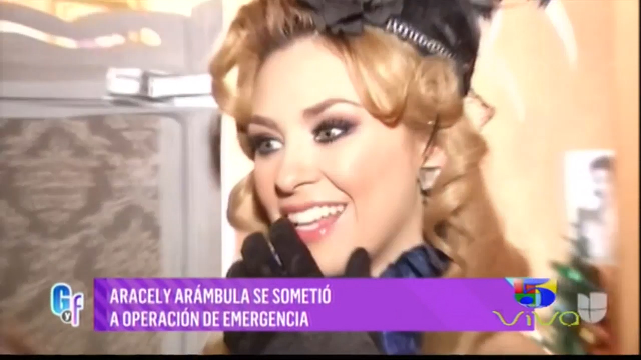 Aracely Arámbula Se Sometió A Operación De Emergencia
