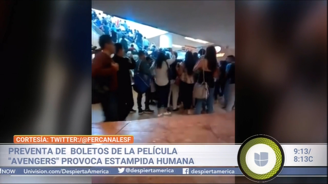 Preventa De Boletos De La Película “Avengers” Provoca Estampida Humana