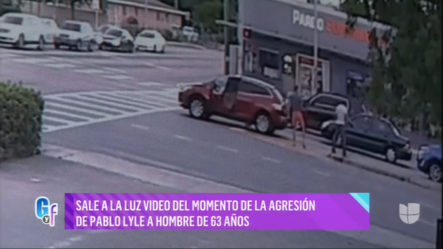 Sale A La Luz Video Del Momento De La Agresión De Pablo Lyle A Hombre De 63 Años