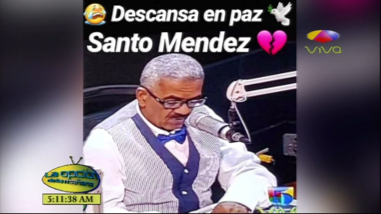 Con Lágrimas En Los Ojos Periodistas De La Opción De La Mañana Despiden Al Periodista Santos Méndez