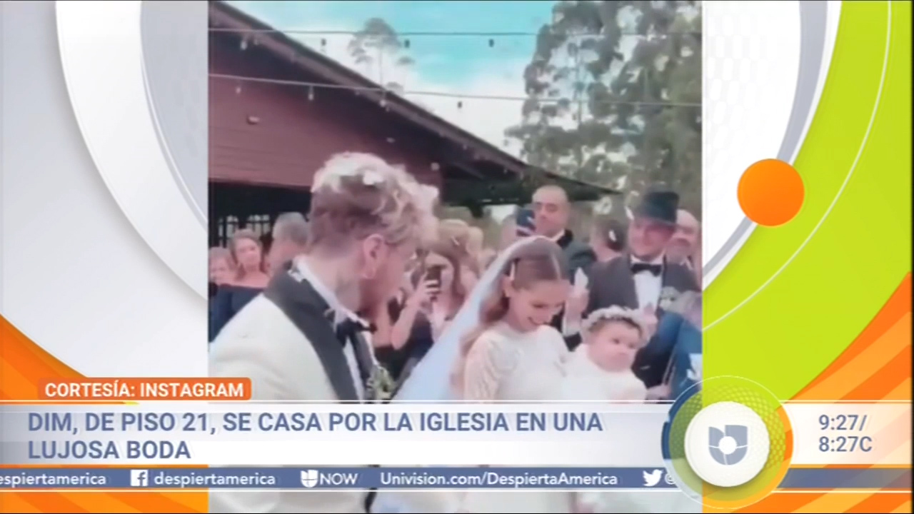 DIM, De Piso 21, Se Casa Por La Iglesia En Una Lujosa Boda