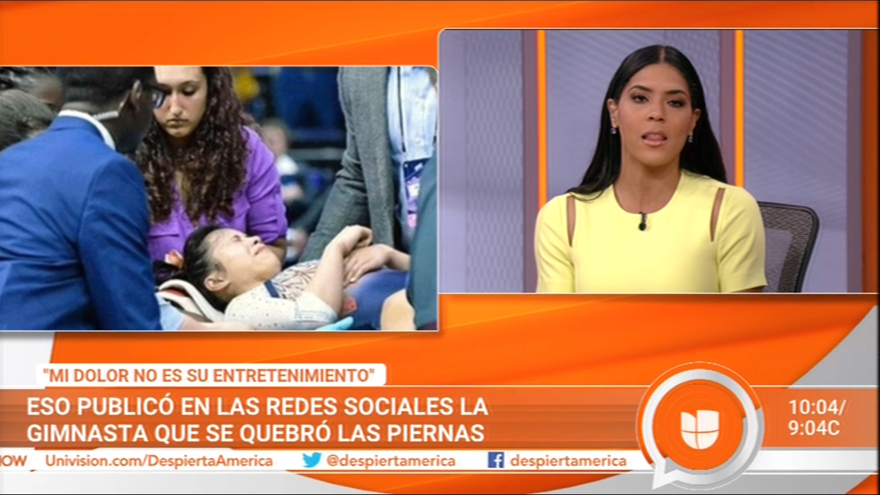 “Mi Dolor No Es Su Entretenimiento” Eso Publicó En Las Redes Sociales, La Gimnasta Que Se Quebró Las Piernas