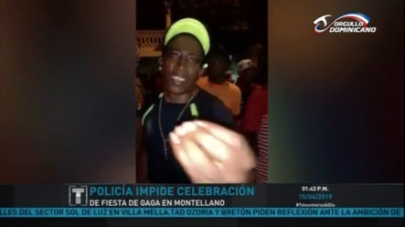 Policía Impide Celebración De Fiesta De GAGA En Montellano