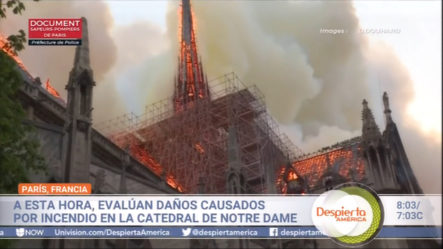 A Esta Hora, Evalúan Daños Causados Por Incendio En La Catedral De  Notre Dame