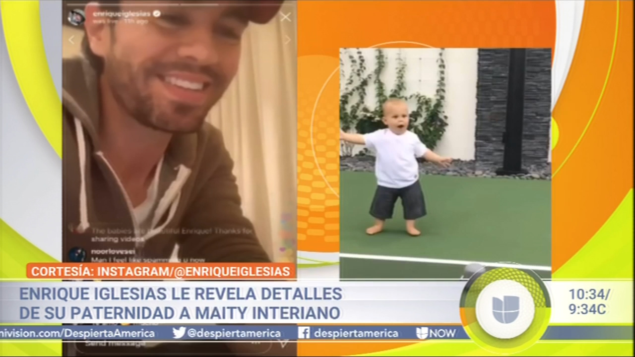 Enrique Iglesias Le Revela Detalles De Su Paternidad A Maity Interiano