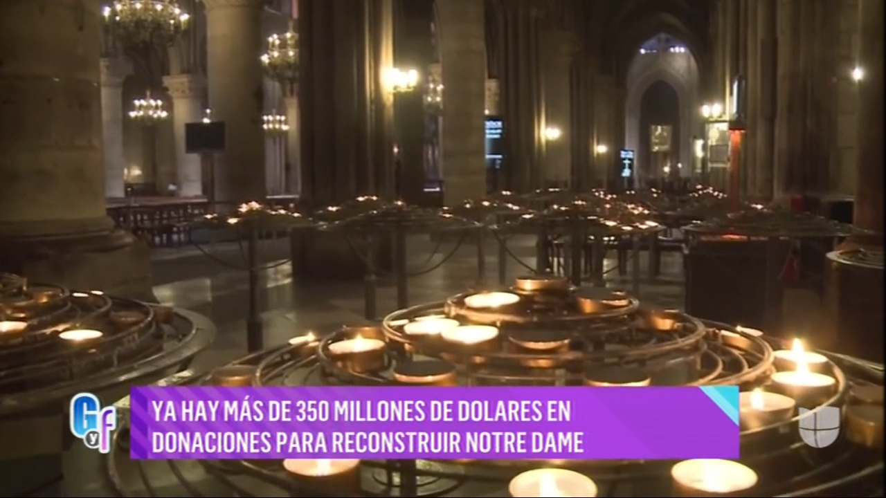 Ya Hay Más De 350 Millones De Dólares En Donaciones Para Reconstruir Notre Dame