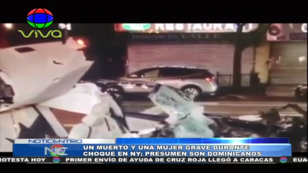Un Muerto Y Una Mujer Grave Durante Choque En NY – Se Presume Son Dominicanos