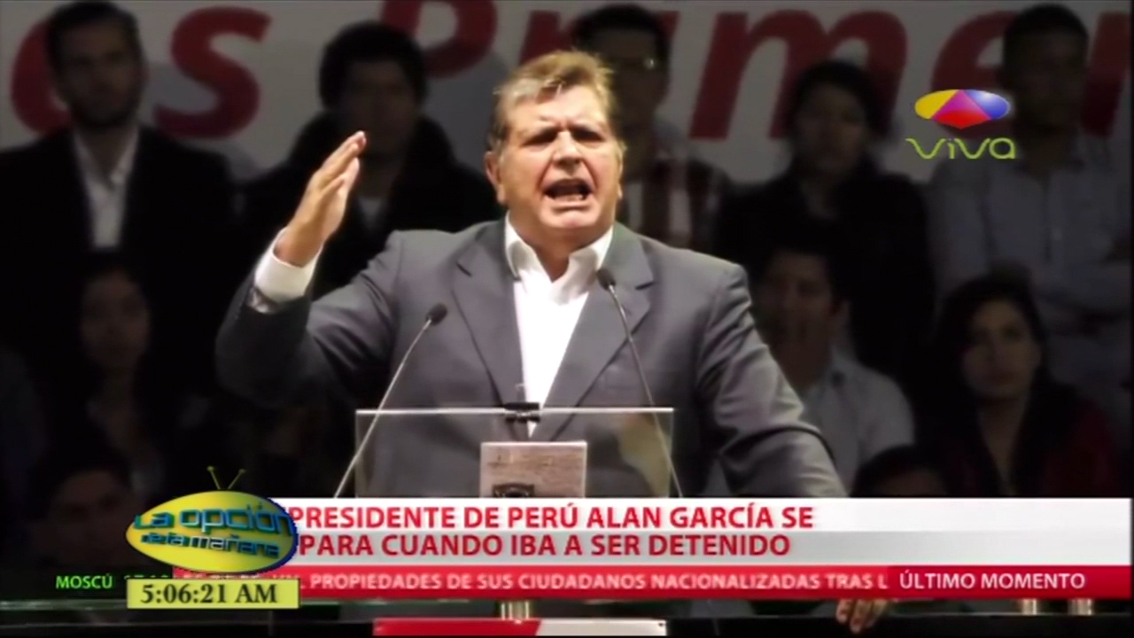 En La Opción De La Mañana Comentan Sobre La Muerte De El Ex Presidente De Perú