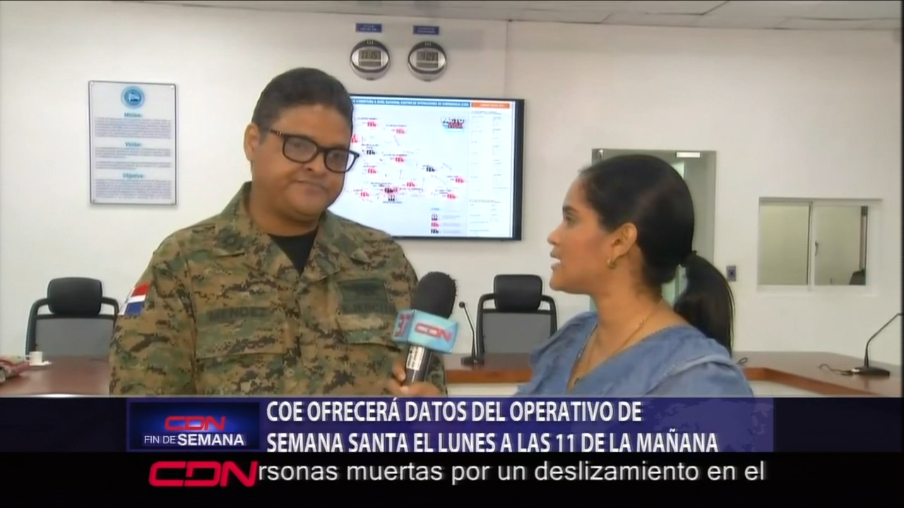 COE Ofrecerá Datos Del Operativo De Semana Santa El Lunes A Las 11 De La Mañana