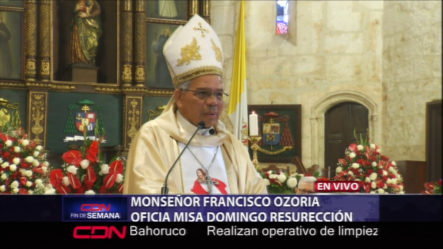 Monseñor Francisco Ozoria Oficia Misa Domingo De Resurección