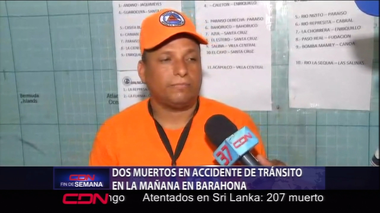 Dos Muertos En Accidente De Tránsito En La Mañana En Barahona