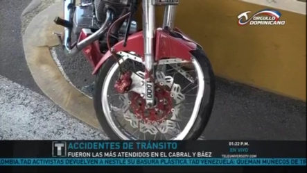 Accidentes De Tránsito Fueron Los Más Atendidos En El Hospital Cabral Y Báez