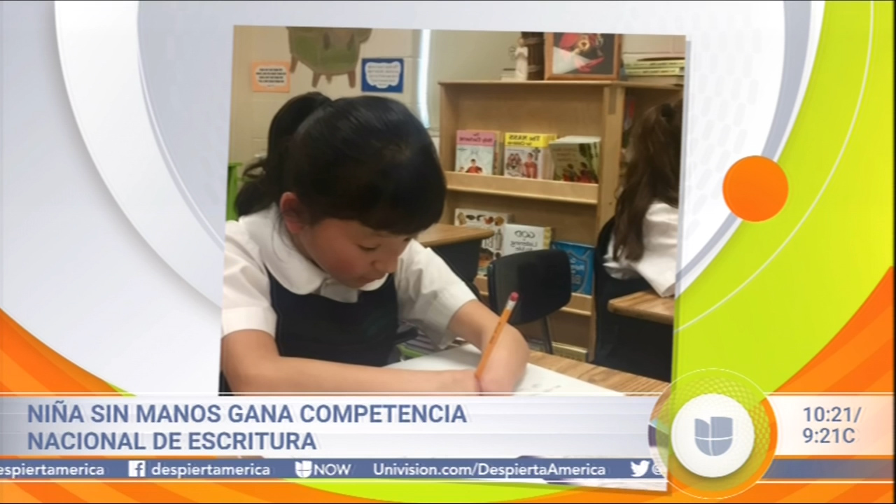 Niña Sin Manos Gana Competencia De Nacional De Escritura