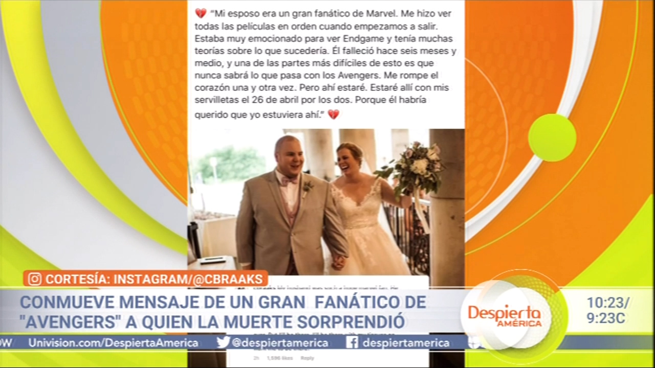 Conmueve Mensaje De Un Gran Fanático De “Avengers” A Quien La Muerte Sorprendió