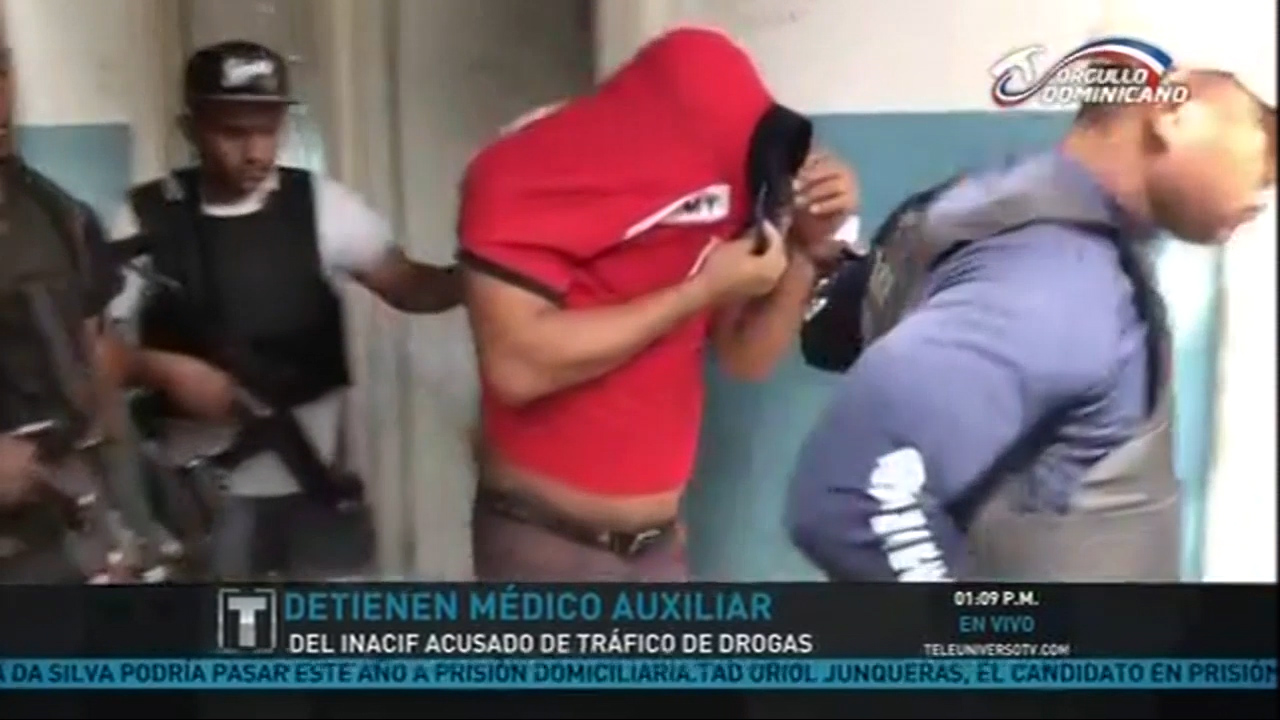 Detienen Médico Auxiliar Del INACIF Acusado De Tráfico De Drogas