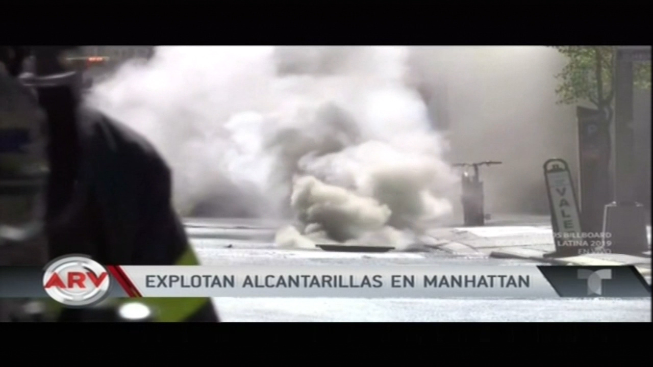 Explotan Alcantarillas En Manhattan