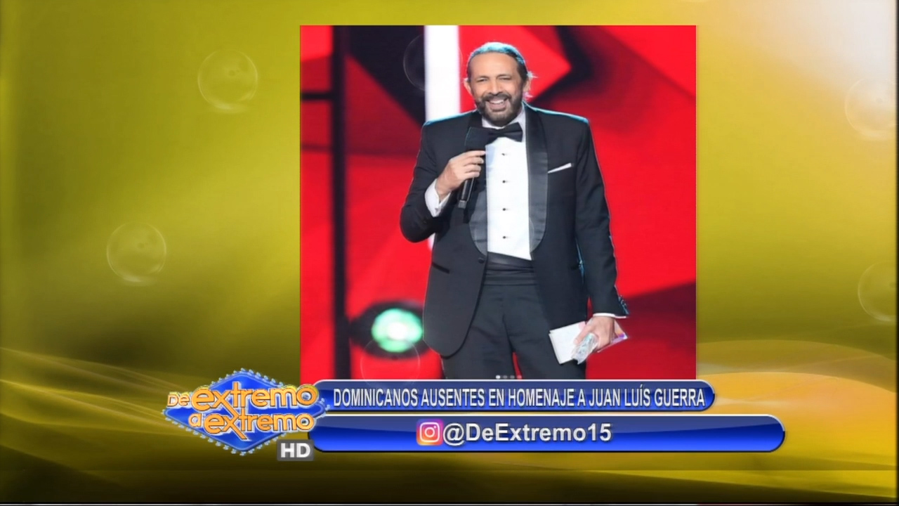 Dominicanos Ausentes En Homenaje A Juan Luis Guerra