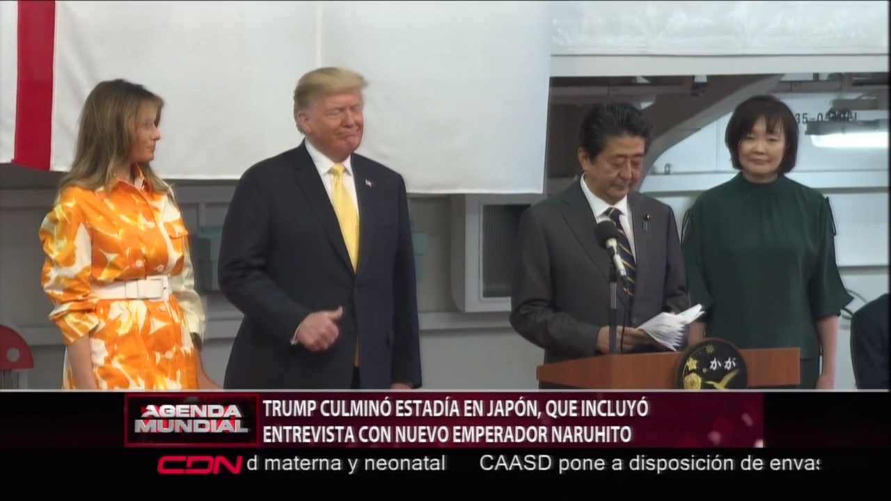 Trump Culminó Estadía En Japón