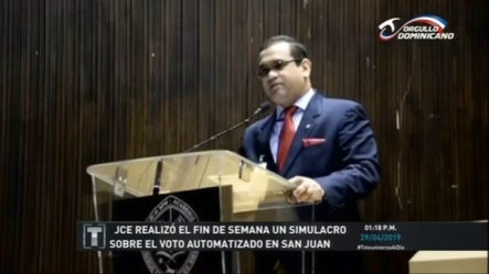 JCE Realizó El Fin De Semana Un Simulacro Sobre El Voto Automatizado En San Juan
