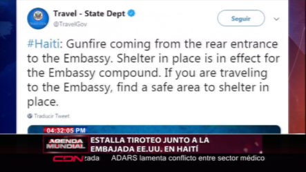Estalla Tiroteo Junto A La Embajada EE.UU. En Haití