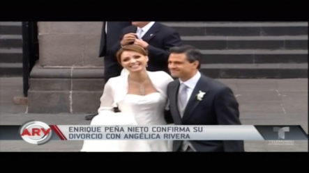 Enrique Peña Nieto Confirma Su Divorcio Con Angelica Rivera