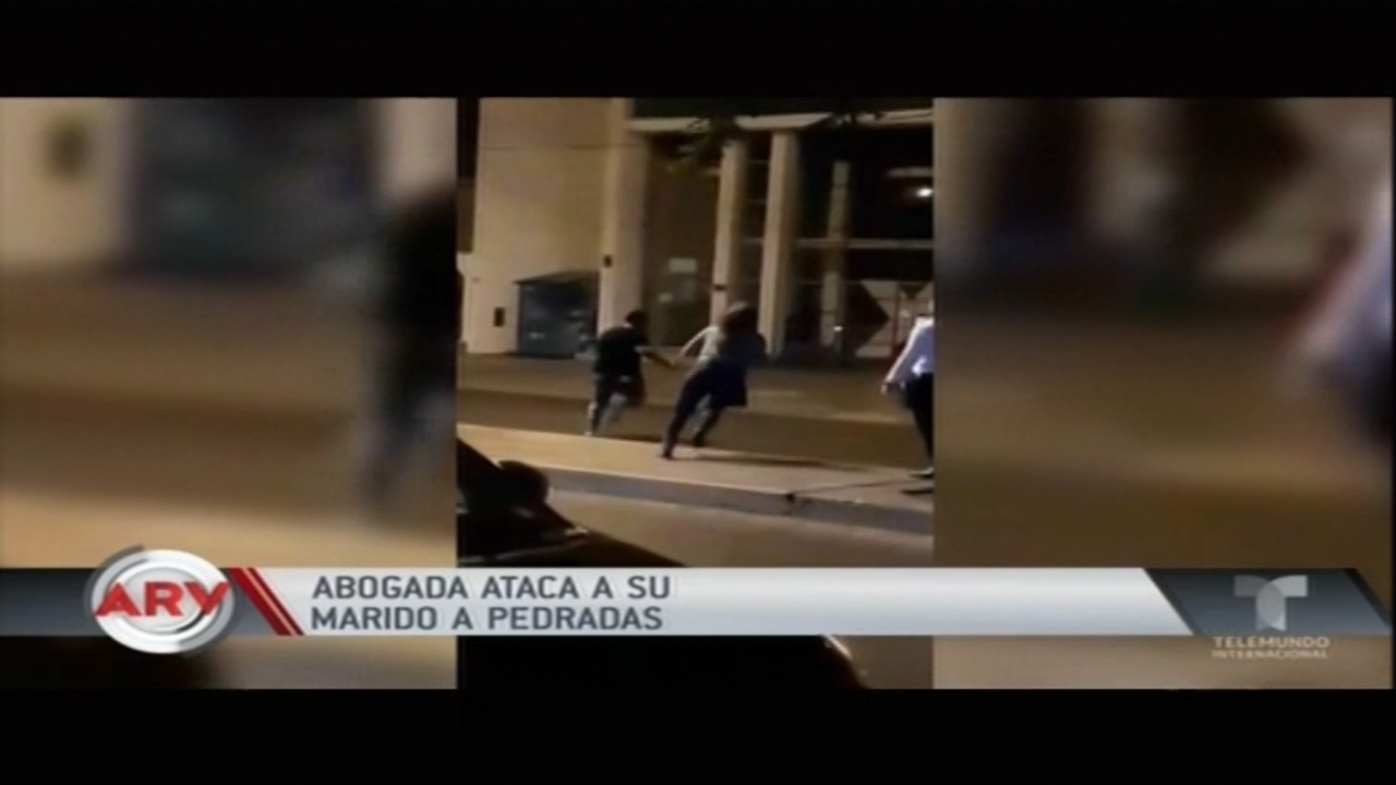 Abogada Ataca A Su Marido A Pedradas