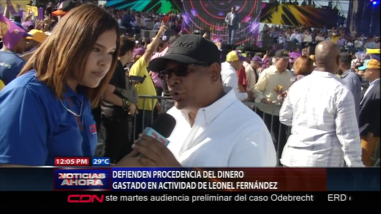 Defienden Procedencia Del Dinero Gastado En Actividad De Leonel Fernández