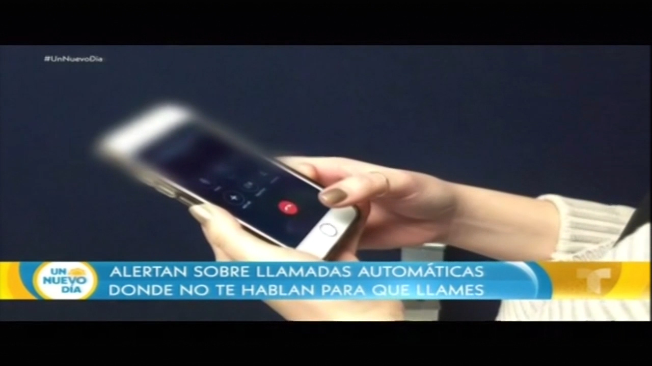 Alerta Sobre Llamadas Automáticas Donde No Te Hablan Para Que Llames