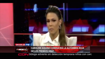 Caroline Aquino Conducirá La Alfombra Roja De Los Premios Heat