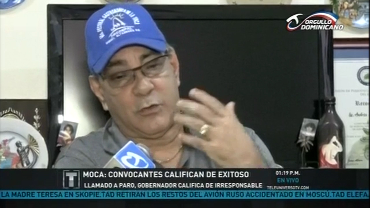 Moca: Convocantes Califican De Exitoso Llamado A Paro, Gobernador Califica De Irresponsable