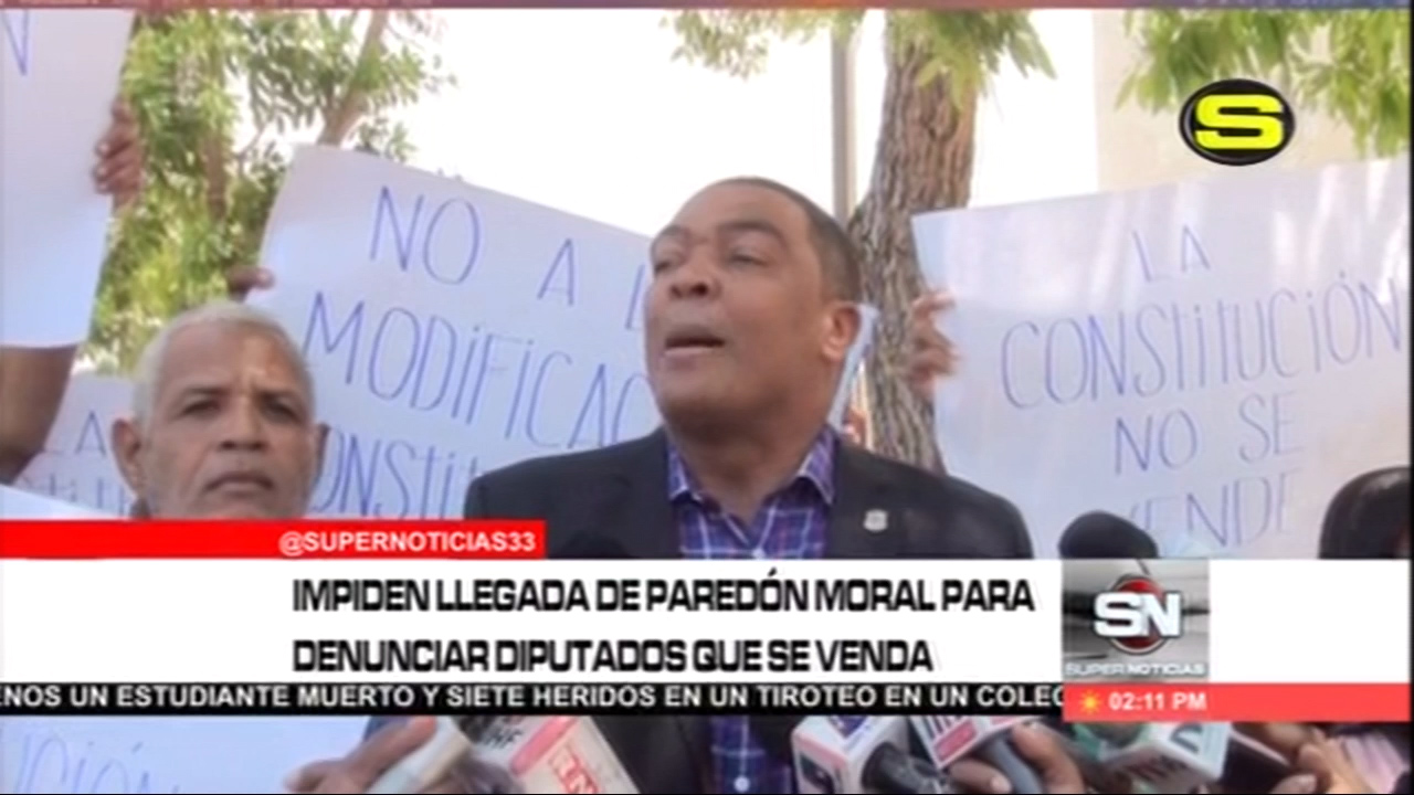 Impiden Llegada De Paredón Moral Para Denunciar Diputados Que Se Vendan