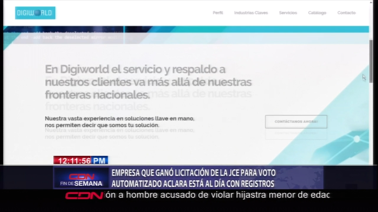 Empresa Que Ganó La Licitación De La JCE Para Voto Automatizado Aclara Está Al Día Con Registros