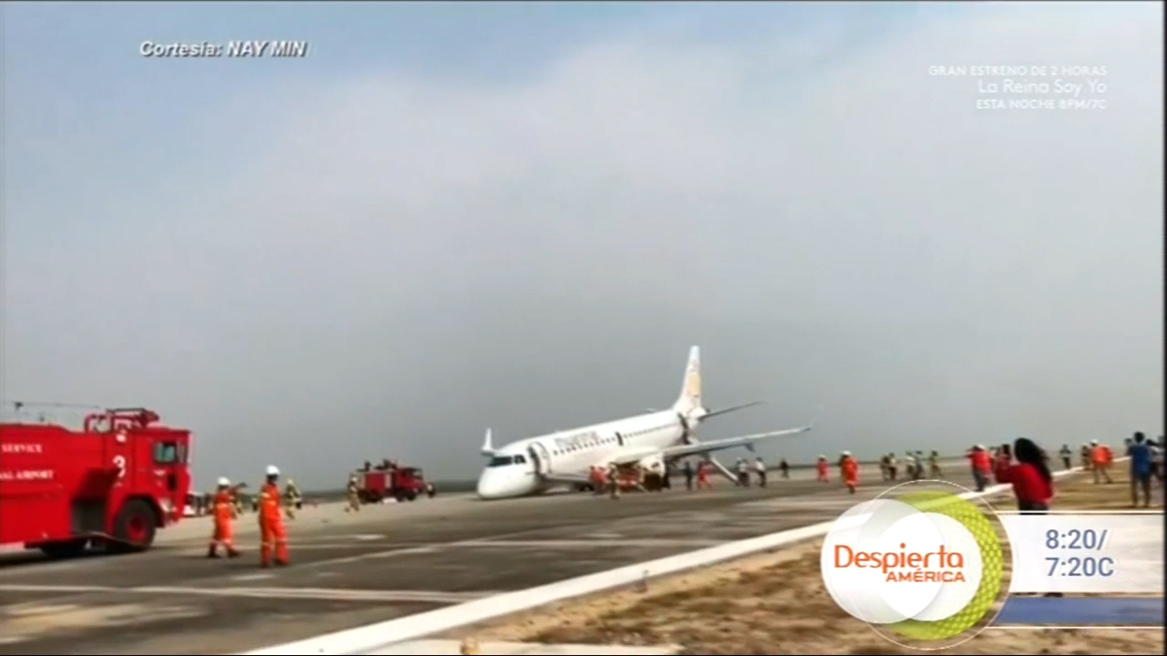 “De Milagro” Piloto Logra Aterrizar Un Avión Con 89 Pasajeros Sin El Tren De Aterrizaje Delantero