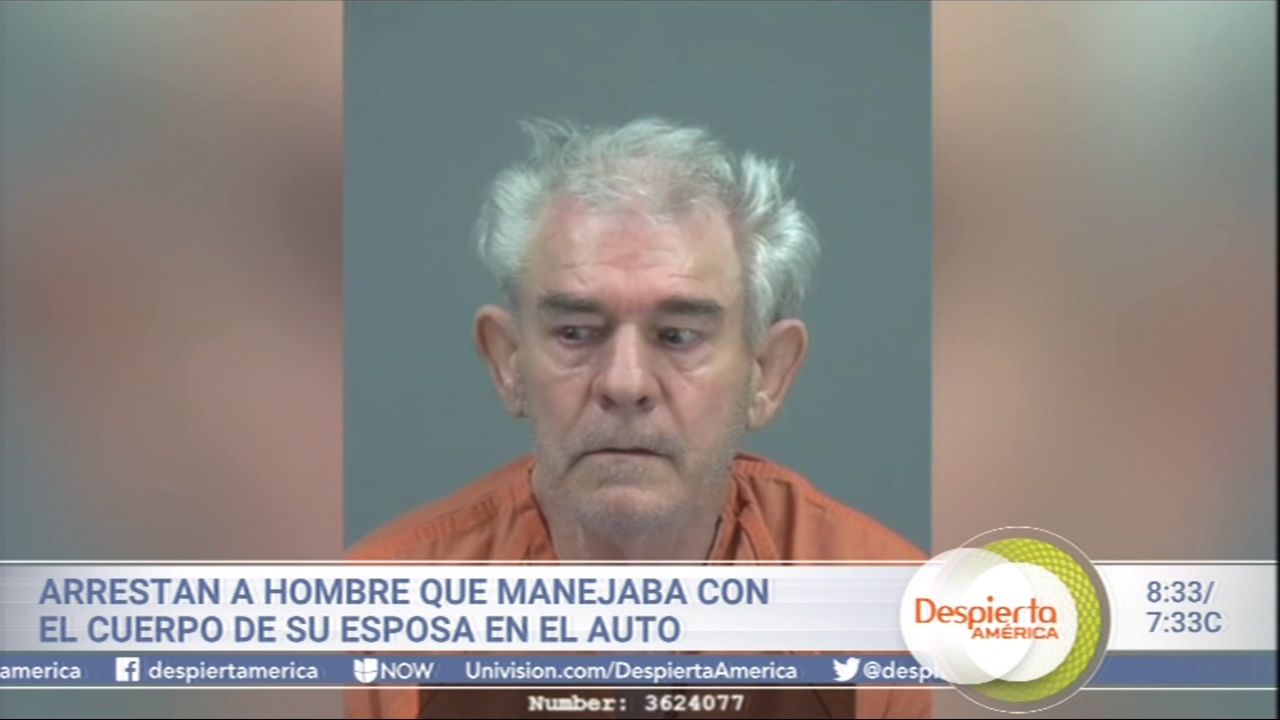 Arrestan A Hombre Que Manejaba Con El Cuerpo De Su Esposa Muerta En El Auto