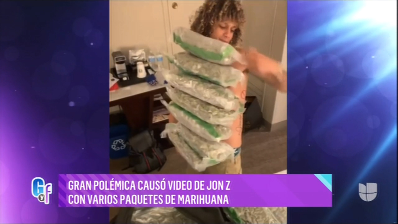 Gran Polémica Causó Video De Jon Z Con Varios Paquetes De Marihuana