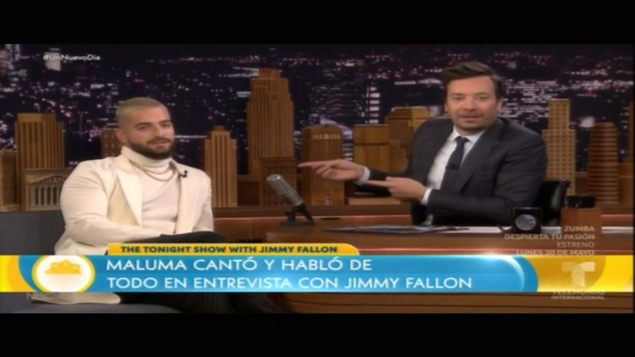 Maluma Cantó Y Habló De Todo En Entrevista Con Jimmy Fallon