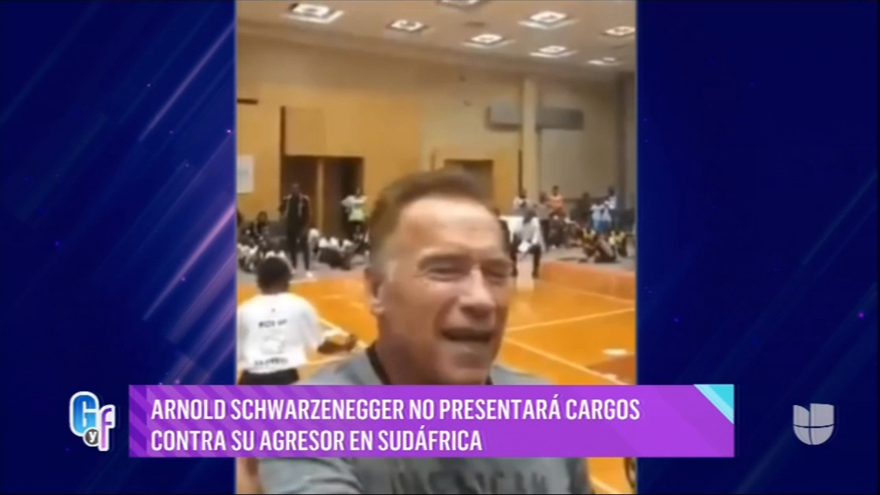 Arnold Schwarzenegger No Presentará Cargos Contra Su Agresor En Sudáfrica