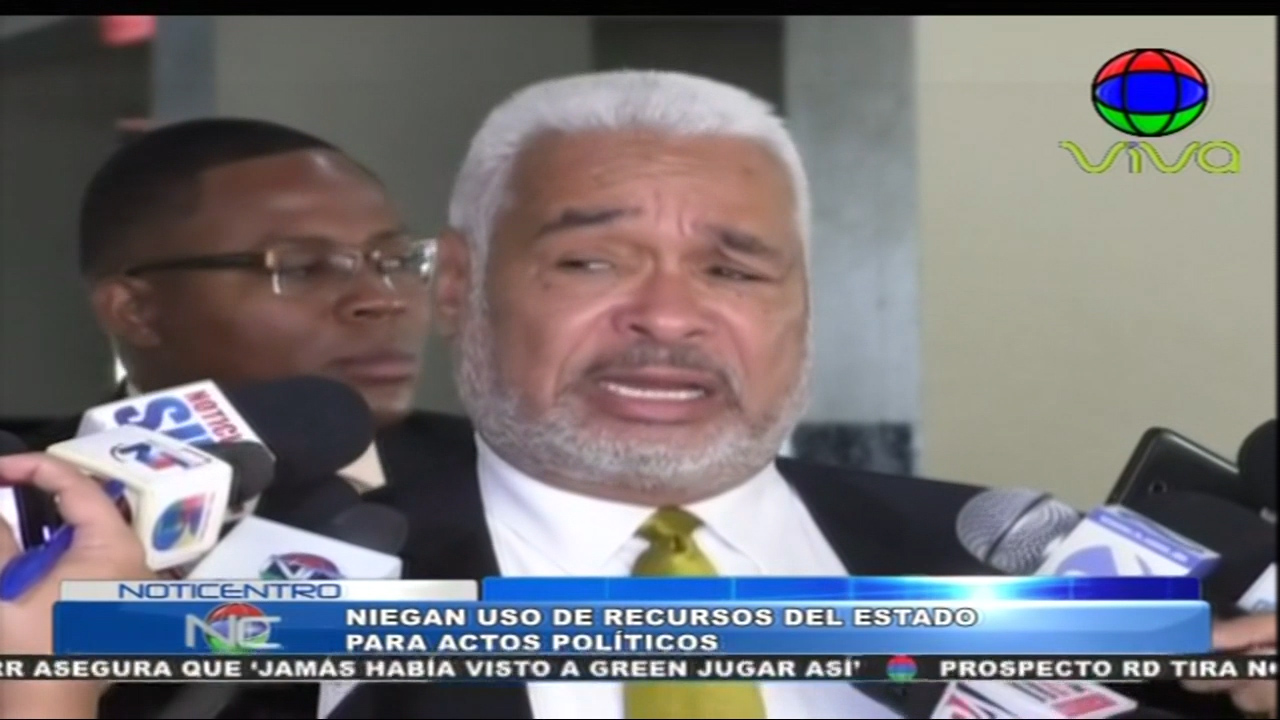 Niegan Uso De Recursos Del Estado Para Actos Políticos