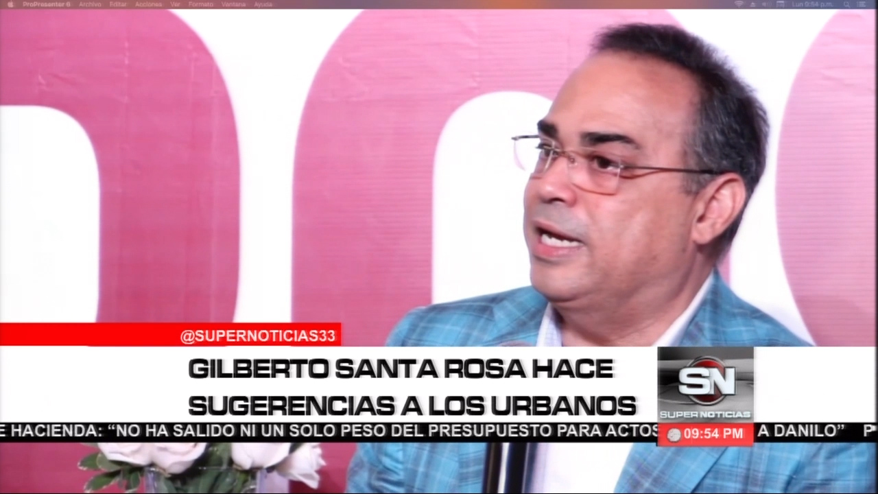 Gilberto Santa Rosa Hace Una Sugerencia A Los Urbanos