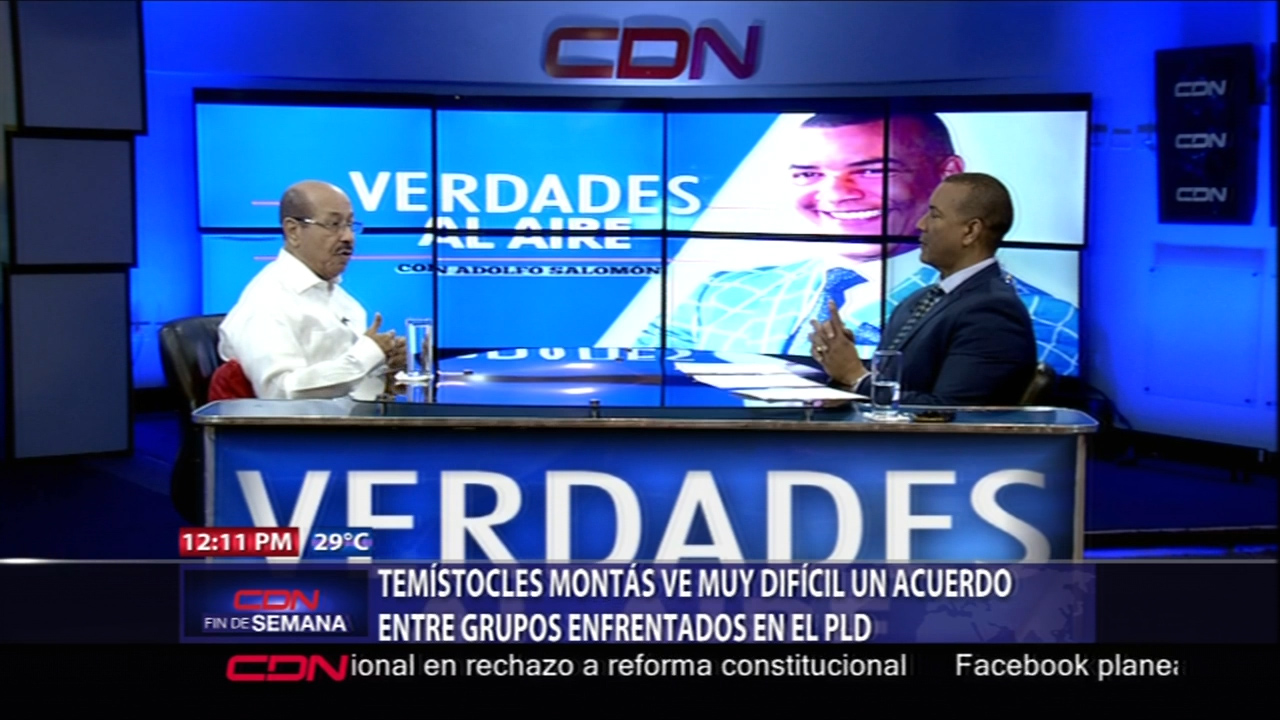 Temístocles Montás Ve Muy Difícil Un Acuerdo Entre Grupos Enfrentados En El PLD